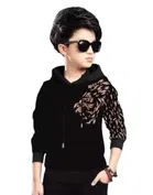 Light Fleece Printed Hoodie for Kids 