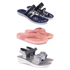 Combo of Flats with Slippers & Sandals for Women 
