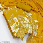Embroidered Floral Patiala Suit for Women 