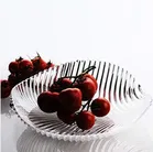 Glass Multipurpose Serving Designer Round Plate 