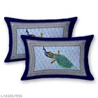 Cotton Double Bedsheet with 2 Pillow Cover 