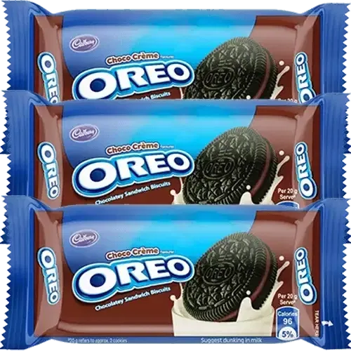 Cadbury Oreo Chocolate Cream Biscuit 3X41.75 g (Set of 3)
