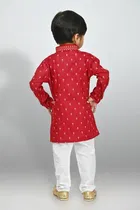 Cotton Printed Kurta & Pajama Set for Boys 