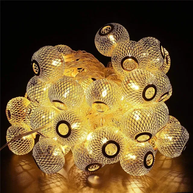 Metal Mesh cylinder 10 LED Hanging Decoration/Diwali Light