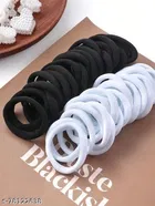 Fabric Hair Rubber Bands for Women, Pack of 30 