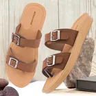Synthetic Sliders for Women 