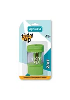 Apsara Tidy up Sharpener+ Eraser,  Blister Pack of 4