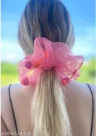 Pure Net Scrunchies for Women, Pack of 12 