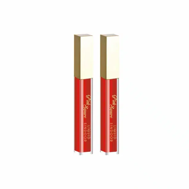 Herbal Waterproof Liquid Bridal Sindoor (Pack of 2, Red)