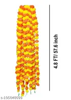 Plastic Artificial Marigold Flowers Garlands 