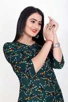 A-Line Crepe Kurti for Women 