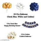 50 Pcs Balloons Decoration Kit, Multicolour, Set of 1