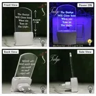 Acrylic 3D Color Changing Night Lamp