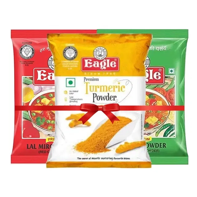 ईगल मसाला कॉम्बो (धनिया + हल्दी + मिर्च) 3X100 g