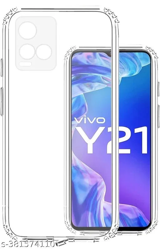 Silicone Mobile Cover for Vivo Y33S / Vivo Y21 2021 / Vivo Y21T 5G (Multicolor)
