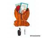 Plastic Wall Mounted Multipurpose Key Holder (Brown)