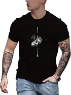 Round Neck Printed T-Shirt for Men 