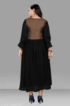 Cotton Solid Anarkali Kurti for Women 