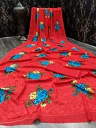 कनूड़ा प्रिंट्स फैंसी विमेंस जॉर्जेट प्रिंटेड साड़ी 