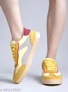 Shoetopia Girls Sneakers Yellow 
