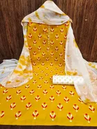 Cotton Slub Unstitched Dress Material for Women 