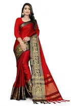 Cotton Embellished Saree for Women 