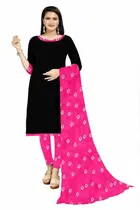 शारदा क्रिएशन क्रेप फ्लोरल प्रिंट सलवार सूट अस्टीचड 