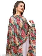 Chinon Printed Dupatta for Women 