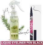 Combo of Alps Goodness Rosemary Water Hair Spray for Thick Hair (200 ml) & 36H Liquid Eyeliner Pen (Set of 2)