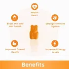 Purna Gummies Vitamin C Orange & Zinc for Adults & Kids, Immunity Boost, Skincare, Veg Gummy 