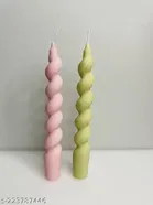 Twisted Pillar Shaped Candles 