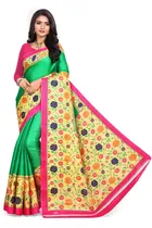 Khadi Silk Printed Saree for Women 