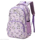 Polyester Backpack Bag, Purple
