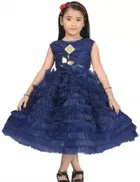 Netted Frock for Girls 
