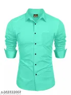 Solid Cotton Shirt Fabric for Men 