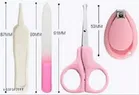 Plastic Manicure Pedicure Care Kit for Infants 