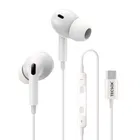 Tecsox Bassbuds Prime Wired Earphones [Type-C White]