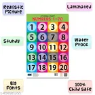 Bookford Publications My Small Chart – Alphabet, Numbers & Action Words | Set of 3 Educational Charts for Kids | Fun Learning Tools for Toddlers and Preschoolers