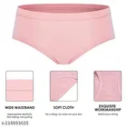 Solid Mid Rise Hipster Cotton Briefs for Women, Pack of 8 
