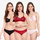 Silk Blend Lingerie Set for Women 