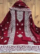 Embroidered Unstitched Suit for Women 