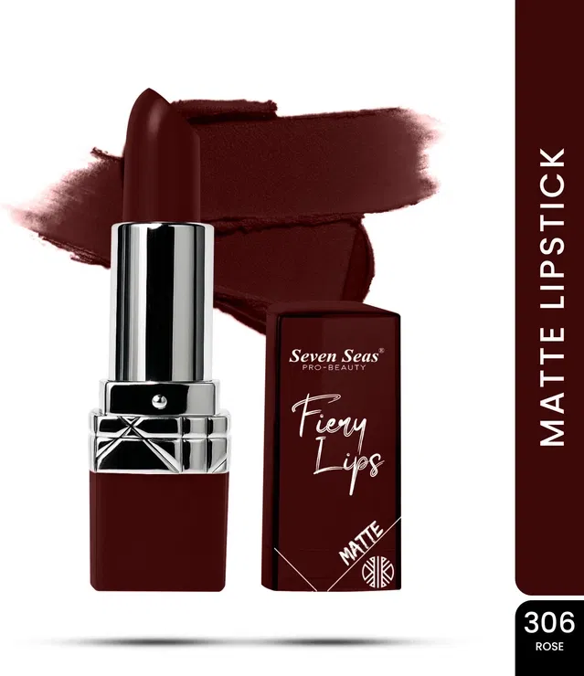 Seven Seas Lipstick for Women, Rose (3.5g)
