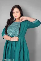 Floral Embroidered Maternity Kurti 