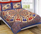 Microfiber Queen Bedsheet with 2 Pillow Cover 