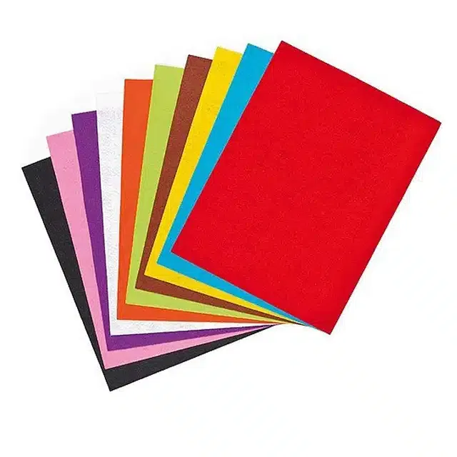 Scrapbook EVA Foam Sheets (Multicolor, Pack of 10)