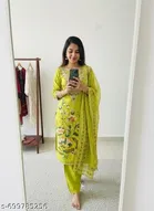 Bandhani Printed Jaipuri Designs Embroidered Top Bottom Duppata for Women 