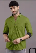 Full Sleeves Solid Shirt for Men 