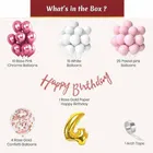 4th Happy Birthday Balloon Decoration Kit, Multicolor, Pack Of 57