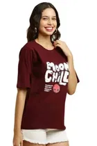 Round Neck Printed T-Shirt for Women 