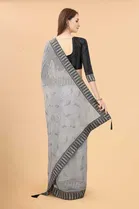 Trendy Simar Silk Saree with Blouse Piece For Women 